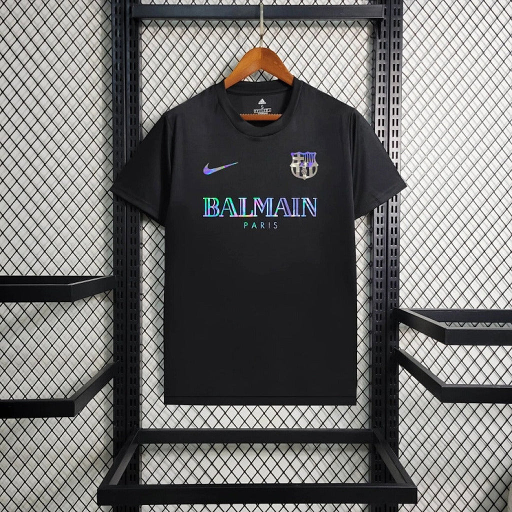 24-25-Barcelona-Black-Casual-Shirt S-4XL