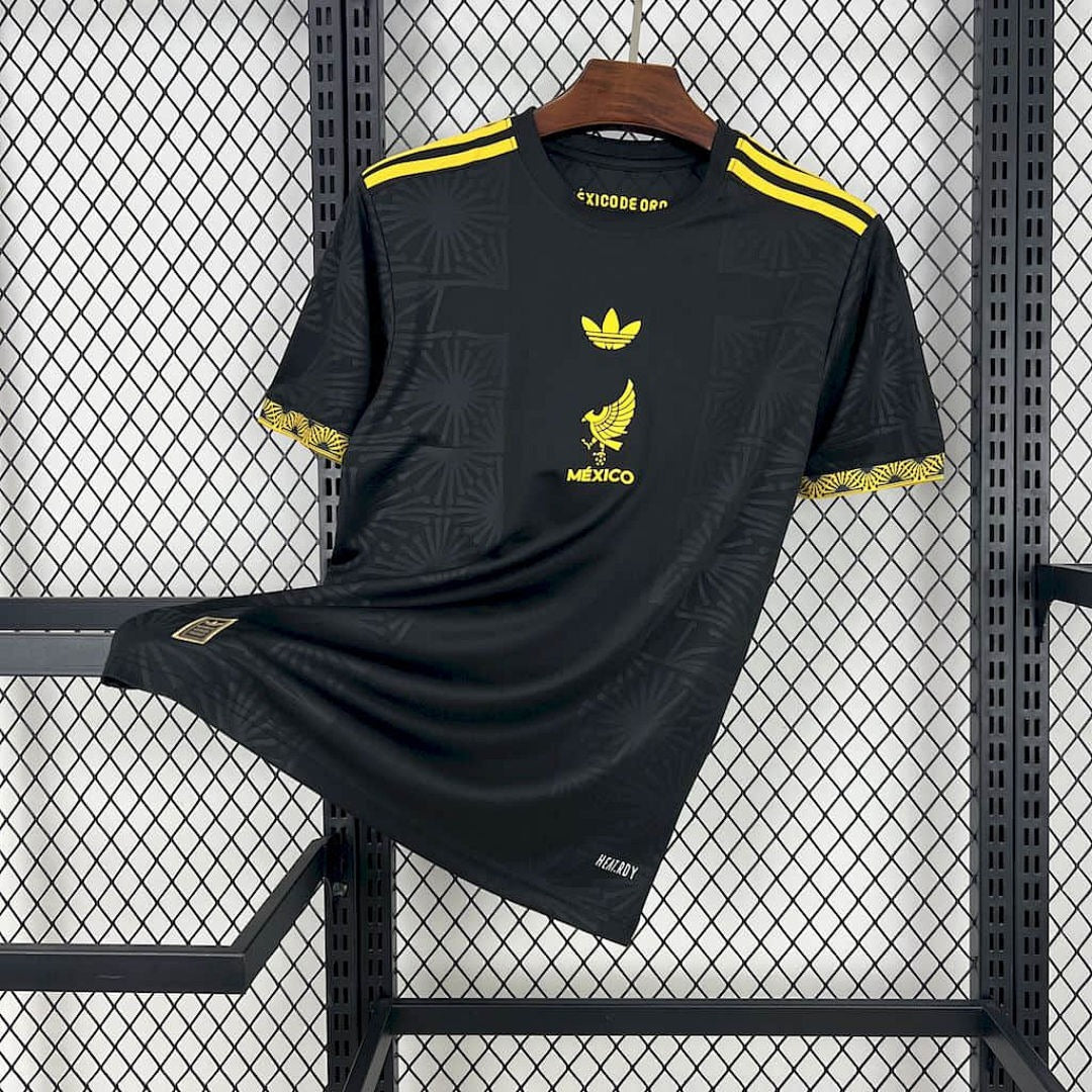 Mexico 2025/26 Gold- Black Jersey
