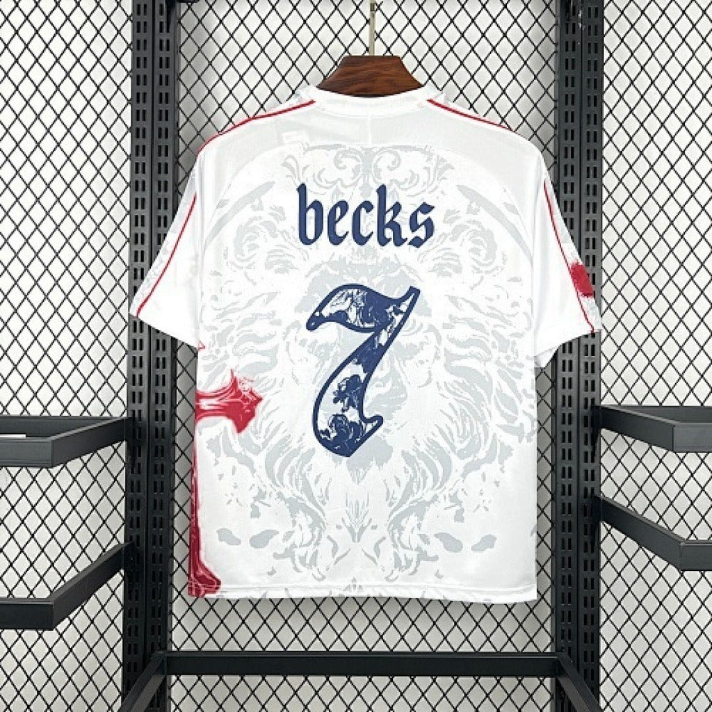 Mens England 2025 Becks #7 Special Jersey